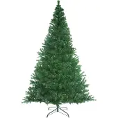 Casaria Künstlicher Weihnachtsbaum 240 cm mit Metallständer 1057 Spitzen Schneller Aufbau Weihnachten Weihnachtsdeko Tannenbaum Christbaum PVC Grün