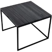 Loft42 | Beistelltisch Marble Marmor Zwart Metaal 55x55x43 cm | NADUVI