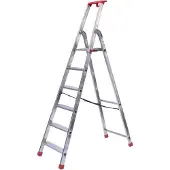 Facal Stufenstehleiter QUADRA S300 Aluminium 6 Stufen