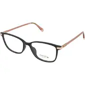 Polaroid PLD D460/G Unisex-Brille inkl. Gläser Vollrand Cat Eye Kunststoff-Gestell 53/16/145, schwarz