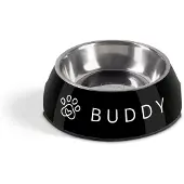 Yoursurprise Personalisierter Hundefutternapf - Schwarz - 160ml