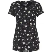 Vivance DREAMS Shorty in schwarz-gemustert | Gr.: 32/34