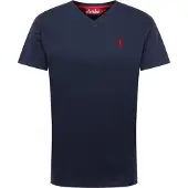 Derbe Print-Shirt "Basic Kippes" Made in Portugal, Flamé Qualität
