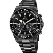 Jaguar Herren Multifunktion Uhr Connected Sport Elegant Edelstahl schwarz UJ929/1