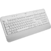 Logitech Signature K650, Volle Größe (100%), Kabellos, Bluetooth, Membran Key Switch, QWERTZ, Weiß