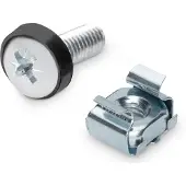 Digitus Befestigungssatz für 483 mm (19‘‘)- und 254 mm (10")-Komponenten, M6, Stahl, Silber, China