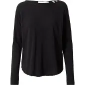 Rich & royal Langarmshirt "2409 O HJ LS" mit offener Ausschnittkante und Saum