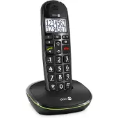 Doro Phone EASY 110 Strahlungsarmes Schnurlostelefon, Rufnummernanzeige, 10h Sprechzeit, 4 Tage Standby, Freisprechfunktion, DECT