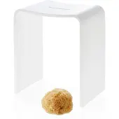 DECOR WALTHER Badezimmerhocker Walther Stone Mattweiß