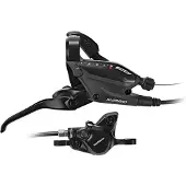 Shimano EF505/MT200 Scheibenbremse Hinterrad 9-fach schwarz 2022 Scheibenbremsen komplett