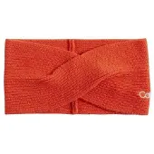 Calvin Klein Damen Essential Knit Headband Andere Mütze, Deep Orange, One Size