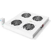 Digitus Dachlüftereinheit 4 Lüfter DN19 FAN4-N Schalter Thermostat 552qm/h RAL7035