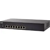 Cisco SF350-08, Managed, L2/L3, Fast Ethernet (10/100), Rack-Einbau