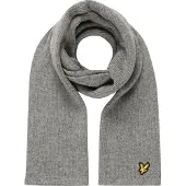 Lyle & Scott Herren Schals Racked Rib Scarf - Grijs - Größe ONESIZE