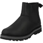 Timberland Unisex für Kinder. TB0A28P10011 Courma Chelsea-Lederstiefel (30), Schwarz, Wohnung, Reißverschluss, Klettverschluss, Lässig, Kind
