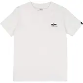 Alpha industries T-Shirt "Basic T-Shirt SL K", Jungen, Gr. 16, weiß, Obermaterial: 100% Baumwolle, Shirts T-Shirt
