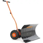 FUXTEC Schneeschaufel mit Räder Schneeschieber