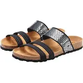 LASCANA Pantolette Mule, Sandale, offener Schuh, Sommerschuh, schwarz Größe 36