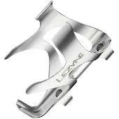 Lezyne Alloy Cage CNC Wasserflaschenhalter Alu mit Aufnahme für Road Drive Pumpen | silber-glänzend