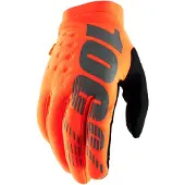 100% Brisker Schlechtwetter Handschuhe | orange-black