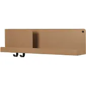 Muuto Folded Wandregal, 63 x 16 cm, burnt orange