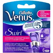 Gillette Venus Venus Swirl Extra Glatte Rasierklingen Frauen - 6 Stück