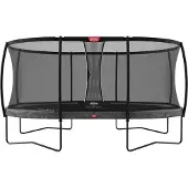 Berg Champion Grand Oval Trampolin 520x345 cm mit deluxe sicherheitsnetz