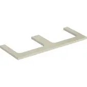 Geberit ONE Waschtischplatte, Ausschnitt 2-fach, für Aufsatzwaschtisch, 120x3x47cm, 505.345.00.4