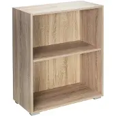 Casaria Bücherregal Vela Eiche mit 2 Fachböden