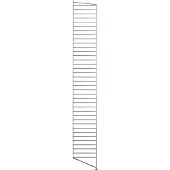 String - Bodenleiter für Regal 200 x 30 cm, schwarz