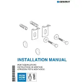 Geberit Urinal-Befestigungsset KERAFIX mit Abdeckkappen verchromt