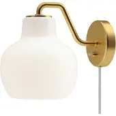 Louis Poulsen Wandleuchte VL Ring Crown, Steckerkabel - , VL Ring Crown, Gold / Messing, für Wohnzimmer, Glas, Design