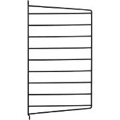 String - Wandleiter für Regal 50 x 30 cm, schwarz