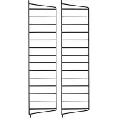 String System Wandleiter Schwarz 75/20 Set