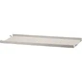 String System Regalboden Metall niedrige Kante Beige 58/2/20