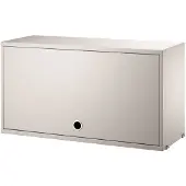 String System Hängeschrank mit Klapptür 78/42/30 Beige