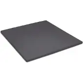 Damai Topper Spannbettlaken Organic Anthracite (Satin)-100 x 220 cm