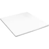 Cinderella Topper Spannbettlaken Weiß (Satin)-200 x 220 cm