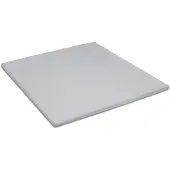 Damai Topper Spannbettlaken Organic Light Grey (Satin)-100 x 200 cm