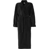 Seahorse Bademantel Pure Schwarz-L