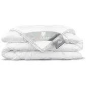 Heckett & Lane 4-Jahreszeiten Bettdecke Silver Daunen-260 x 220 cm