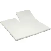 Cinderella Single Split Topper Spannbettlaken Ivory (Baumwolle)-180 x 200 cm