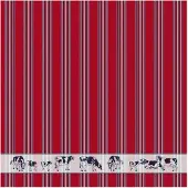 DDDDD Geschirrtuch Friesian Rot (Set von 6)