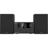 Kenwood Electronics M-725DAB-B, Heim-Audio-Mikrosystem, Schwarz, 50 W, 2-Wege, 75 dB, 10%