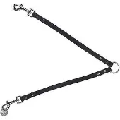 Kerbl VEGAS Koppel, schwarz 12mm 30cm, für zwei Hunde