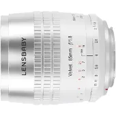 Lensbaby Velvet 85 silver Canon EF