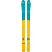 Zag - All-Mountain-Skier &ndash; Damen / Frauen &ndash; Harfang 86 Lady 2026 - Harfang 86 Lady 2026 für Damen aus Holz - Größe 162 cm - Gelb