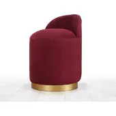 Hannah Home , Dover- FLF1105, Claret,Red, Klassische Sitzsäcke, 100% Samt