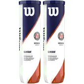 Wilson Tennisbälle Wilson Roland Garros Clay (2 x 4er Dose)