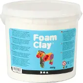 Packlinq Foam Clay , Weiß, 560 g/ 1 Eimer [HOB-78821]